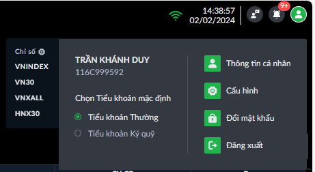 Thông tin cá nhân