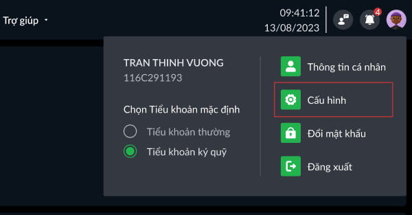 Cấu hình SMS