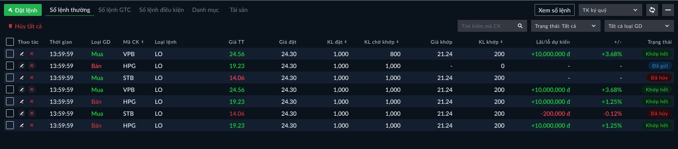 Sổ lệnh thường