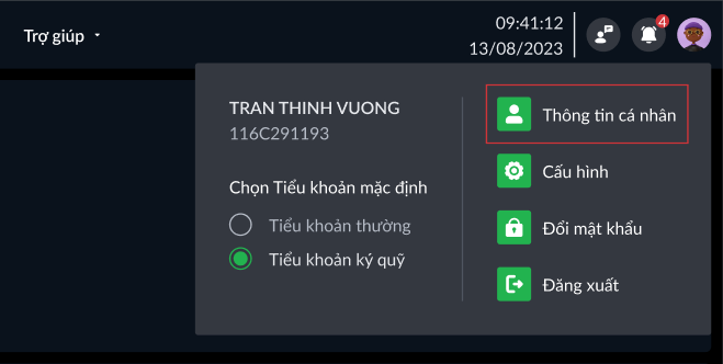 Thông tin cá nhân